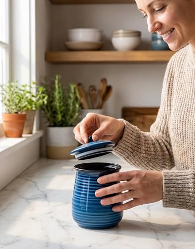 Ceramic Food Storage Jar (30 Ounce)