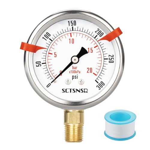 0 to 300 Psi Pressure Gauge