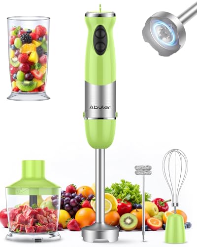 Immersion Blender Handheld 1000W 5 in 1 Corded Stick Hand Blender Kitchen with 12 Speed