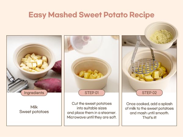 Microwave Silicone Steamer for Baby Food
