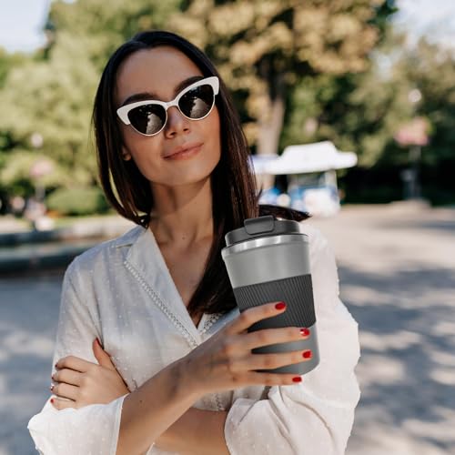 Vacuum Insulated Stainless Steel Travel Coffee Mug