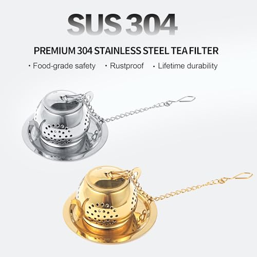 2 Pack Tea Infusers with Spoon (2 Count)