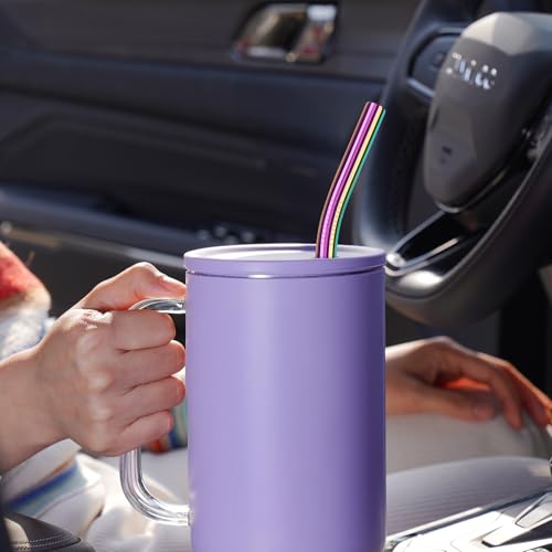 14PCS Stainless Steel Straws Fit for 30oz Stanley Tumblers