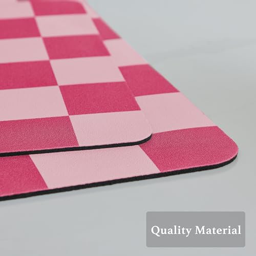 Checkered Dish Drying Mat for Kitchen Counter