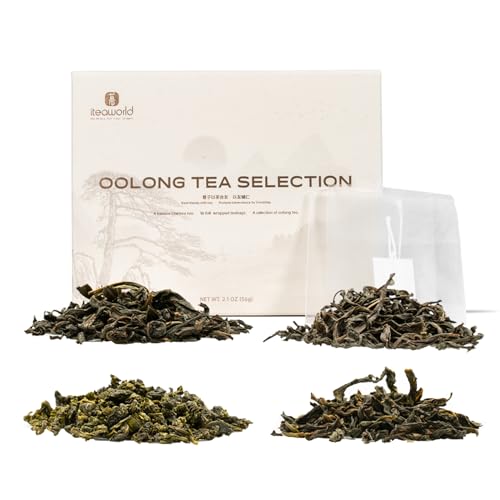 4 Flavors Oolong Loose Leaf Tea Sampler (2.1 Ounce)