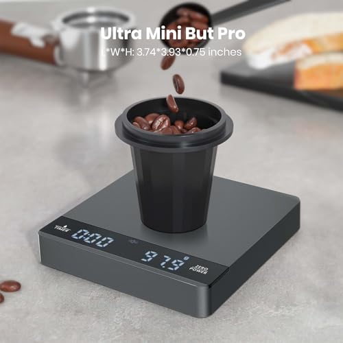 S1 Metal Mini Espresso Coffee Scale with Timer