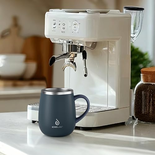 16 oz Insulated Coffee Mug with Lid and Handle
