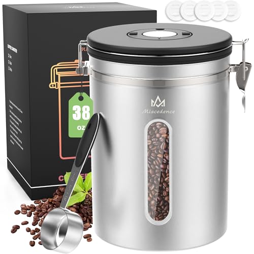 38OZ Airtight Coffee Canister with Lid