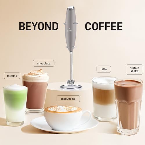 Powerful Milk Frother Wand With Duracell Batteries