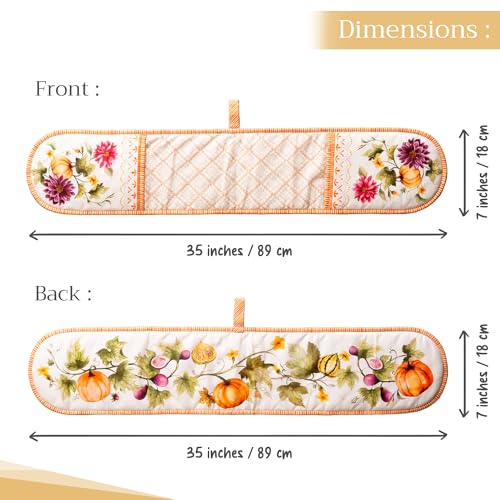Double Oven Mitts 100% Cotton Double Oven Glove