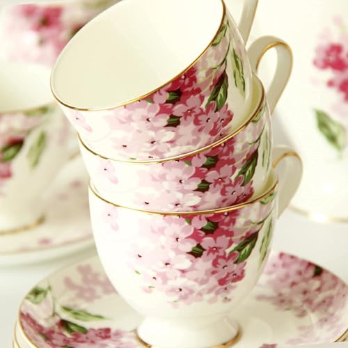 15 Piece Porcelain Tea Set for Adults