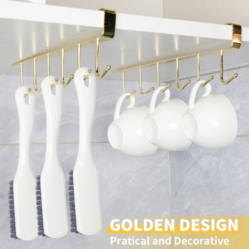 2pcs Mug Organizer for Kitchen Cabinets (10.4 Count)