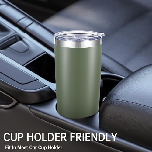 20 oz Tumblers Bulk Stainless Steel Tumbler with Lid (6 Count)
