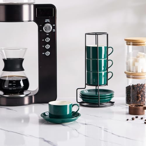 2.5oz Espresso Cups Set of 4 (4 Count)