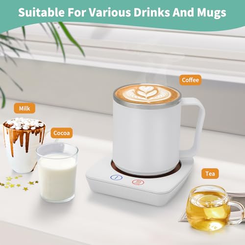Mug Warmer Coffee Warmer with 15OZ Mug Set for Home Office Home Desk