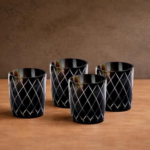 Viking Horn Shot Glasses Set of 4 (4 Count)