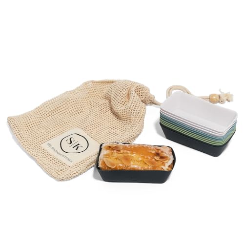 Silicone Individual Mini Loaf Pans (12 Count)