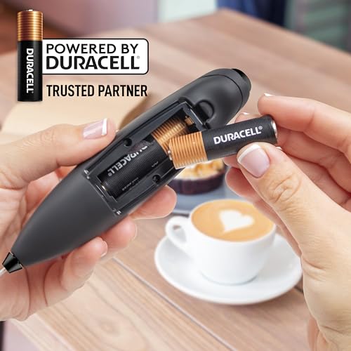 Powerful Milk Frother Wand With Duracell Batteries