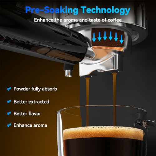Espresso Machine with Adjustable Extraction Temperature