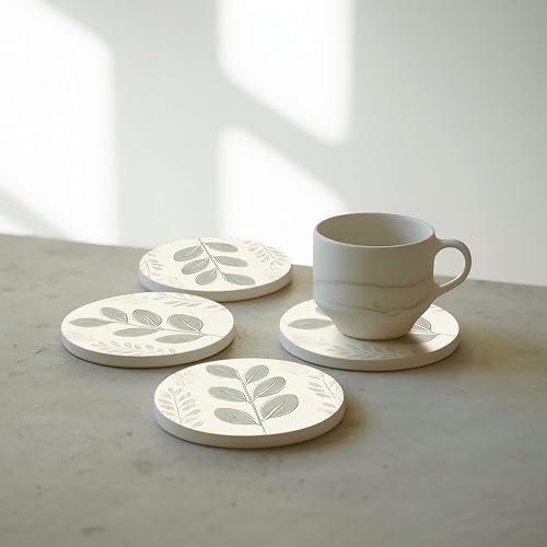 Ceramic Coasters Set of 6 (6 Count)