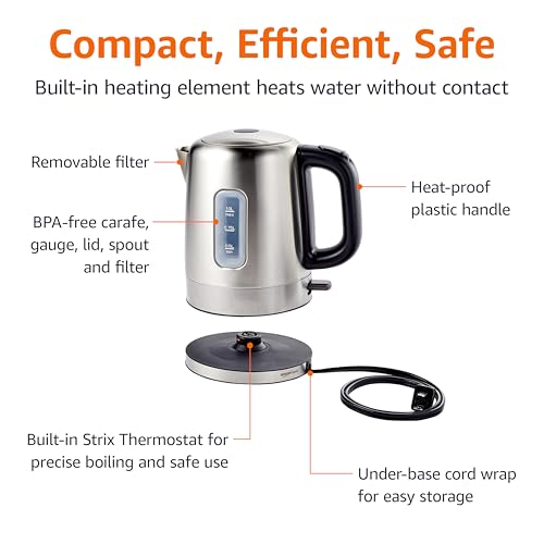 Electric Stainless Steel Kettle for Tea and Coffee