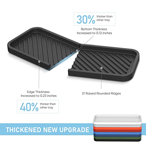 Kitchen Silicone Sink Organizer Tray (2 Count)