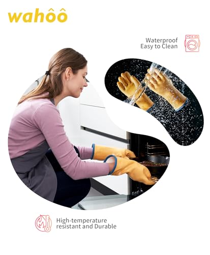 wahoo 12 Inch Liquid Silicone Oven Mitts