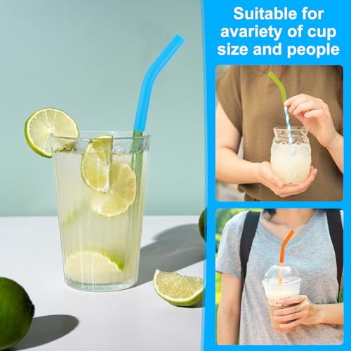 6 Pcs Silicone Straw Tips (6 Count)