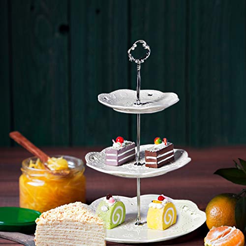 3 Tier Porcelain Cupcake Stand Serving Tray