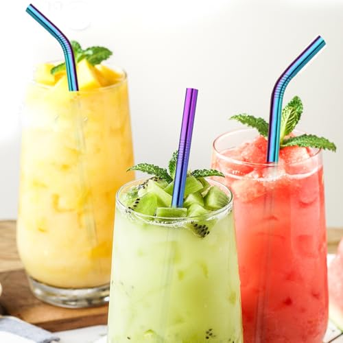 4 Pack 12.5 inchs Long Reusable Straws (4 Count)