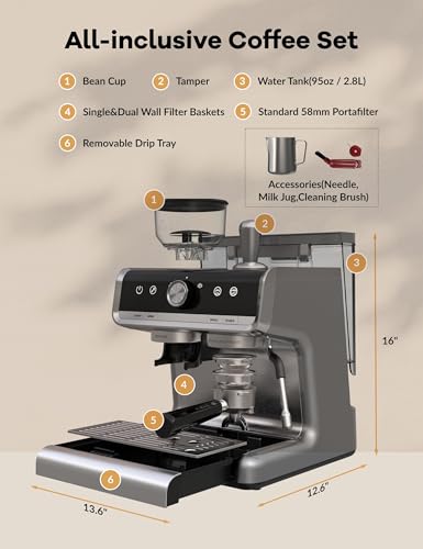 Espresso Machine With Grinder
