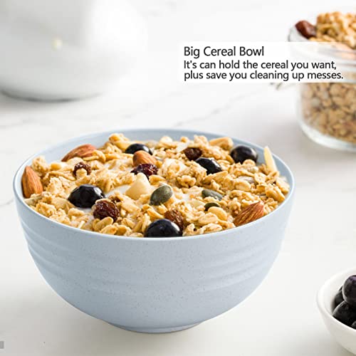 Set of 6] Unbreakable Large Cereal Bowls
