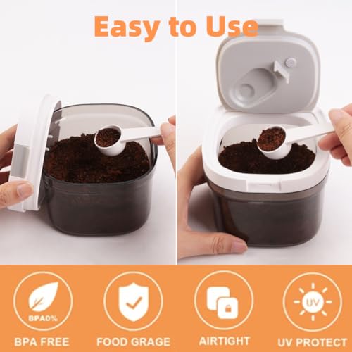 3 Piece Airtight Kitchen Storage Canisters Set (3 Count)