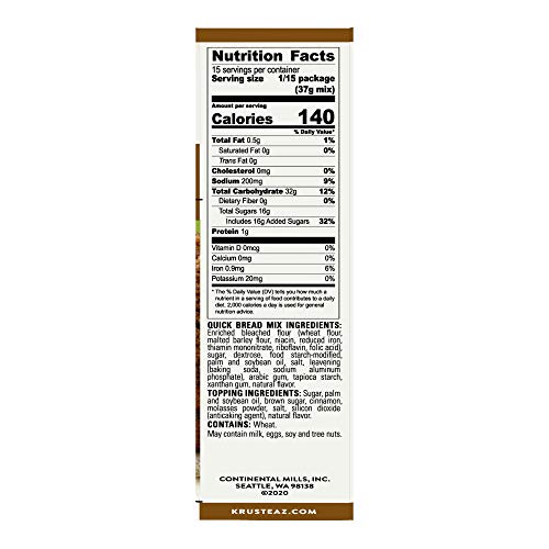Cinnamon Swirl Quick Bread Mix (19.5 Ounce)