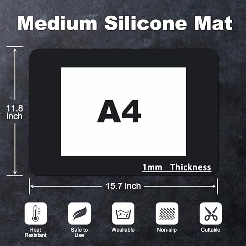 Silicone Mat for Kitchen Counter (4 Count)