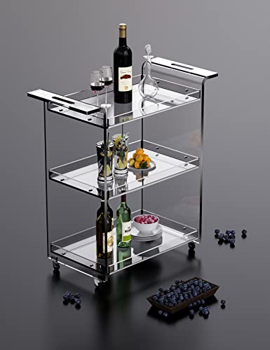 Acrylic Bar Cart