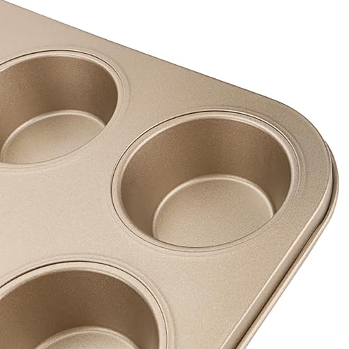 2 Packs Nonstick Round Muffin Baking Pan Tin