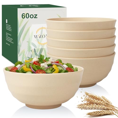 6 piece Large Cereal Bowls Set of 6