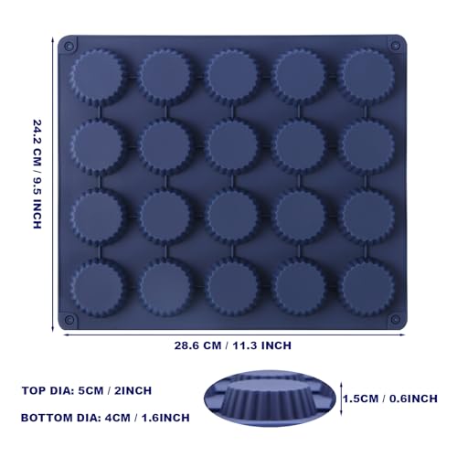 Peanut Butter Cup Molds (40 Count)