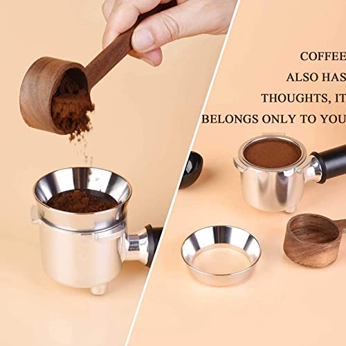 Espresso Dosing Funnel Precision Aluminum Alloy Coffee Dosing Ring Accessories Set for Portafilter Hands