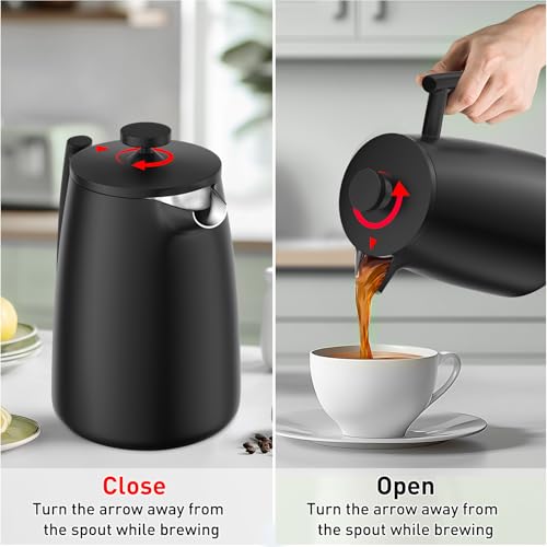 50oz French Press Coffee Maker