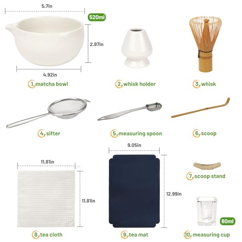 Matcha Whisk Set (10 Count)
