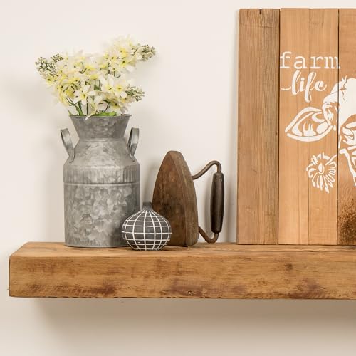 Reclaimed Wood Fireplace Mantel Shelf