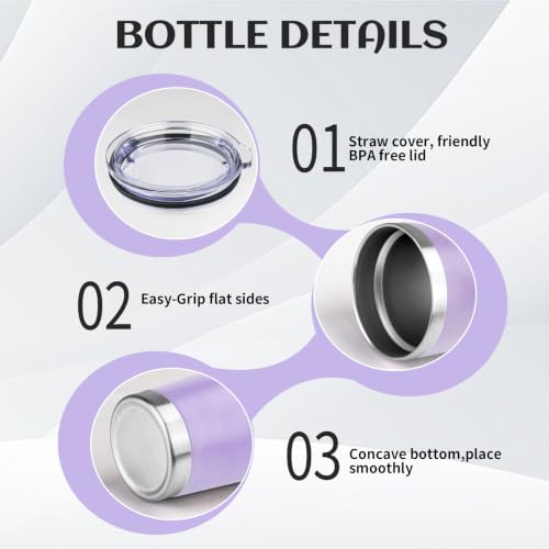 4 Pack 20oz Stainless Steel Travel Coffee Tumbler