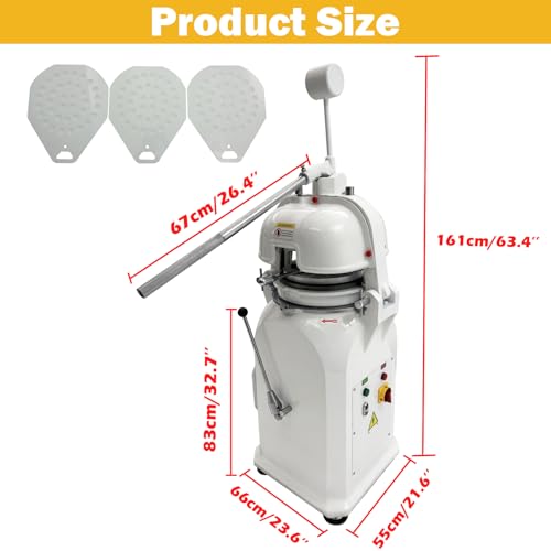 Commercial Dough Divider Rounder 16pcs Electric Dough Cutting and Rounding Machine Paste Ball Machine 3.53
