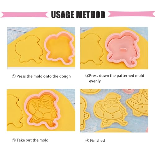 8Pcs Christmas Cookie Cutters (8 Count)