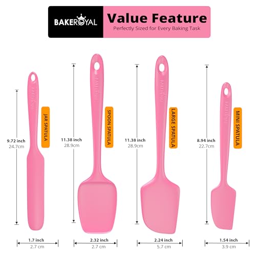 Silicone Spatula Set (4 Count)