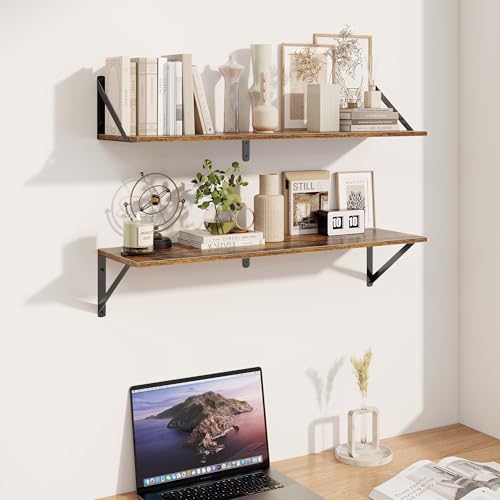 Deep Floating Shelves for Wall