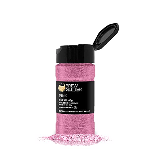 Pink BREW GLITTER Edible Glitter For Drinks