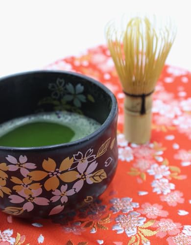 Japanese Traditional Mino Ware Handcrafted Mini Matcha Chawan Tea Bowl Cup Set With Chasen Bamboo Tea Whisk Ceremony Tableware Pottery